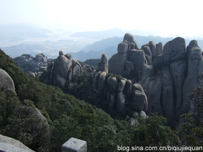 神奇的太姥山，这里放眼看去的景观是——九鲤朝天